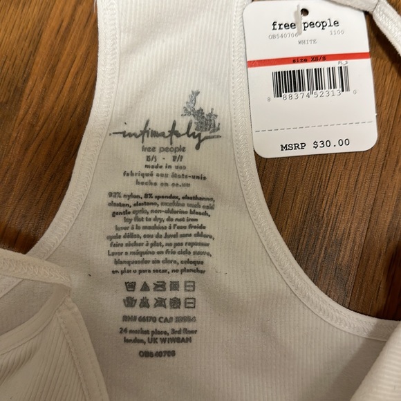 Free People White Intimately bodysuit - Picture 5 of 10